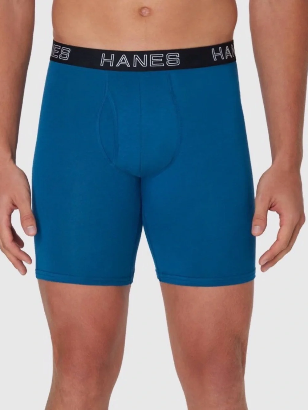 Hanes Premium Men's Stretch Long Leg Boxer Briefs 5-Pack Multi Color Size S NWT
